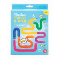 isGift Rainbow Twist & Pop Tubes (Set of 6) Multi-Coloured 20x3x3cm