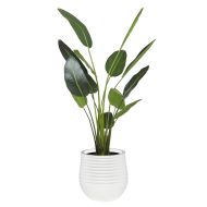 Rogue Bird Of Paradise-Ryker Planter Large Green & White 107x99x208cm