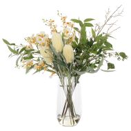 Rogue Dancing Orchid Twistie Branch Mix-Cindy Vase Cream 70x90x85cm