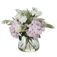 Rogue Hydrangea Mimi Rose Mix-Garden Vase Pink 50x45x36cm