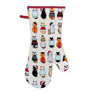 Ulster Weavers Christmas Cats In Waiting Gauntlet Oven Glove 37x20x2cm