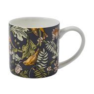 Ulster Weavers Finch & Flower New Bone China Mug 250ml Navy 8.2x8.2x8.2cm