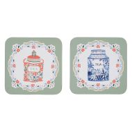 Ulster Weavers Tea Tins Coaster 4pcs Set Multi-Coloured 11x11x1cm