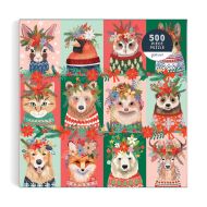 Galison Furry And Bright Puzzle 500pcs Multi-Coloured 50.8x50.8x0.2cm