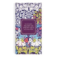 Galison William Morris Paint-In Print Set Multi-Coloured 12.7x1x24.7cm