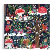 Galison Yuletide Forest Puzzle 500pcs Multi-Coloured 50.8x50.8x0.2cm