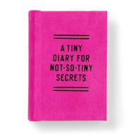 Brass Monkey Tiny Diary for Not So Tiny Secrets Multi-Coloured 6.5x1.5x9.4cm