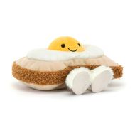 Jellycat Amuseables Egglantine Egg on Toast Multi-Coloured 16x12x7cm