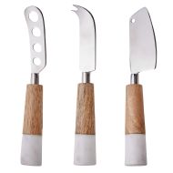 Academy Eliot Marble & Wood Cheese Knife 3pcs Set 18x3x2.25cm