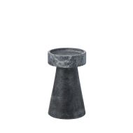 Amalfi Blythe Candle Holder Black/Grey 8x8x15cm