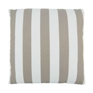 Amalfi Stripe Outdoor Cushion Taupe 50x50cm