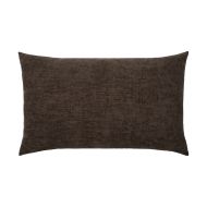 Amalfi Bellanger Chenille & Feather Cushion Dark Brown 30x50cm