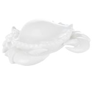 Amalfi Crusty Porcelain Crab Decor White 22.7x19.5x6.3cm