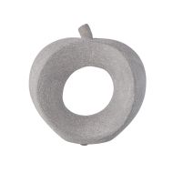Amalfi Apple Sculpture Grey 18x13x18cm