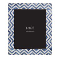 Amalfi Karan Wood & Resin Photo Frame 8x10" Blue & White 20x25cm
