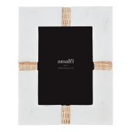 Amalfi Maurie Photo Frame 4x6" White & Natural 23x3x17.75cm