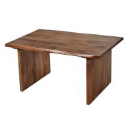 Amalfi Live Edge Coffee Table Natural Stain 91x61x46cm
