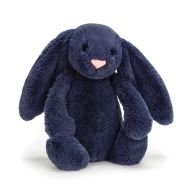 Jellycat Bashful Navy Bunny Original (Med) Blue 9x12x31cm