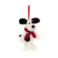 Jellycat Bashful Puppy Decoration Black 4x6x13cm