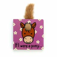 Jellycat If I Were A Pony Book (Matches with Bashful Pony) Multi-Coloured 15x15x2cm