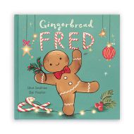 Jellycat Gingerbread Fred Book Multi-Coloured 25x1x25cm