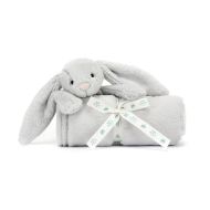 Jellycat Bashful Silver Bunny Blankie 9x70x56cm