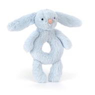 Jellycat Bashful Blue Bunny Ring Rattle 2x8x18cm