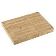 MasterPro Bamboo End-Grain Rectangular Carving Board 50x35x4cm Natural