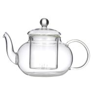 Leaf & Bean Chrysanthemum Teapot with Filter Clear 18x11x12cm/3 Cup/600ml