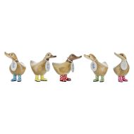 DCUK Natural Welly Ducky Spotty Natural 13x8x11cm