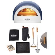 DeliVita Wood Fired Collection Oven & Accessories Bundle Platinum Jubilee Blue