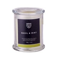 Davis & Waddell Taste Basil & Mint Scented Candle Clear 9.2x11cm
