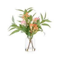 Rogue Pitaya Kangaroo Paw-Pauline Vase Pink & Yellow 42x30x46cm