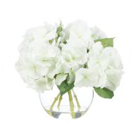 Rogue Hydrangea Evie-Phoebe Vase White 35x35x30cm