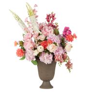 Rogue Peony Foxtail Garden Mix-Vintage Urn Pink 84x84x118cm