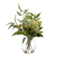 Rogue Grand Protea Native Mix-Claire Vase Green 48x48x48cm