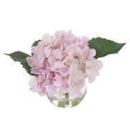 Rogue Hydrangea Stem-Sphere Vase Pink 26x27x20cm