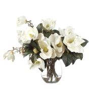 Rogue Magnolia Grandiflora-Claire Vase Green 87x67x66cm