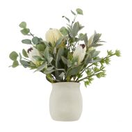 Rogue Australis Protea Eucalyptus Mix-Malia Pot Green 46x46x53cm