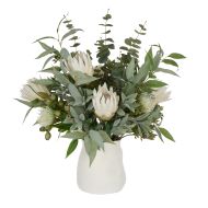 Rogue Australis Protea Eucalyptus Mix-Maliah Pot Green 74x73x76cm