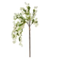 Rogue Hops Flower Stem Bunch White 27x27x97cm