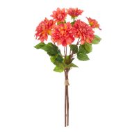 Rogue Dahlia Bud Stem Bunch Orange 28x28x64cm