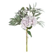 Rogue Hydrangea Dewberry Eucalyptus Mix Bouquet Purple & Green 77x77x100cm