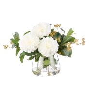 Rogue Chrysanthemum Berry-Classic Bowl White 34x56x46cm