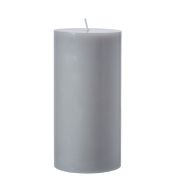Emporium Unscented Pillar Candle Grey 7.5x7.5x15cm