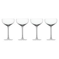 Davis & Waddell Ascot Champagne Coupes 240ml 4pcs Set Clear 11.6x11.6x18.5cm