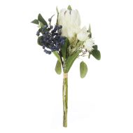 Rogue Protea Mixed Bouquet White 45x20x11cm