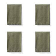 Amalfi Sorrento Liveable Linen Napkins 4pcs Set Green 45x45x1cm