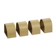 Amalfi Sorrento Napkin Rings 4pcs Set Gold 3x5x4cm