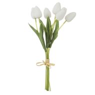 Rogue Tulip Bunch White 14x12x35cm